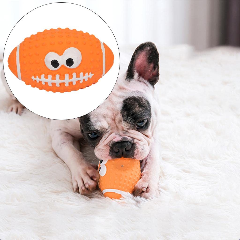 Balle pour Chien - DogBallLatex™ - Rugby Orange - Carrefour chien