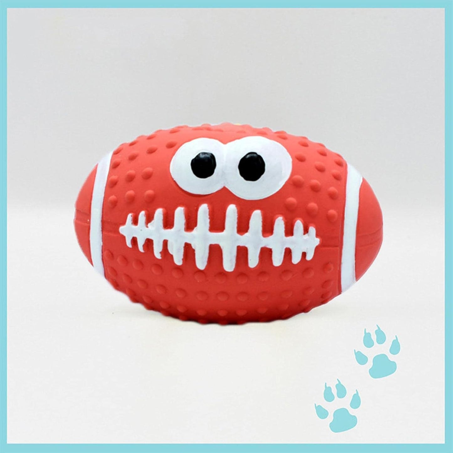 Balle pour Chien - DogBallLatex™ - Rugby Rouge - Carrefour chien