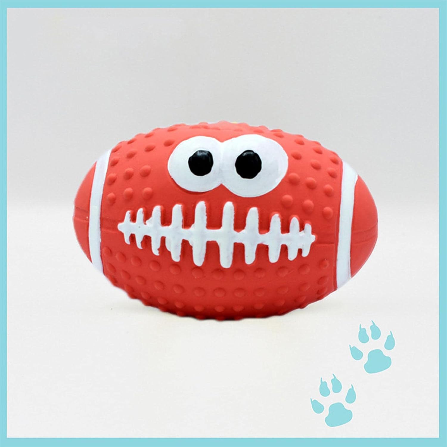 Balle pour Chien - DogBallLatex™ - Rugby Rouge - Carrefour chien