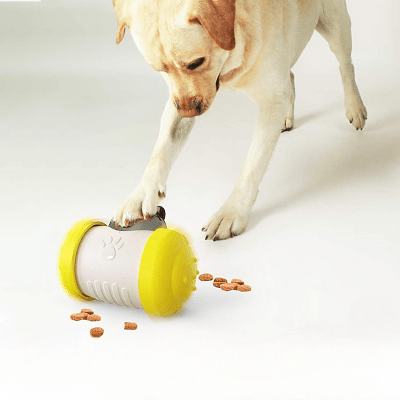 Distributeur de Croquettes pour Chien - BrainChase™ - Jaune - Carrefour chien