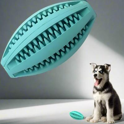 Jouet Interactif pour Chien - ChewBounceBall™ - Bleu Clair - Carrefour chien