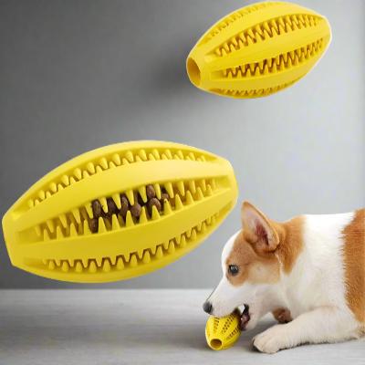 Jouet Interactif pour Chien - ChewBounceBall™ - Jaune - Carrefour chien